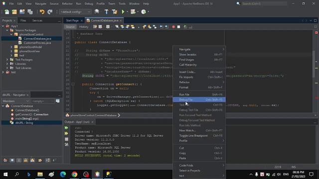 [DBS - Buổi 9] Làm project kết nối SQL Server với Java qua JDBC смотреть онлайн