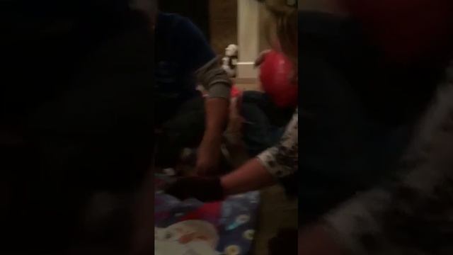 Crazy Christmas 2015 Adult Saran Wrap Game смотреть онлайн