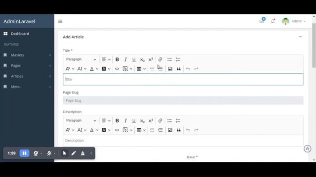 Free Laravel Admin смотреть онлайн