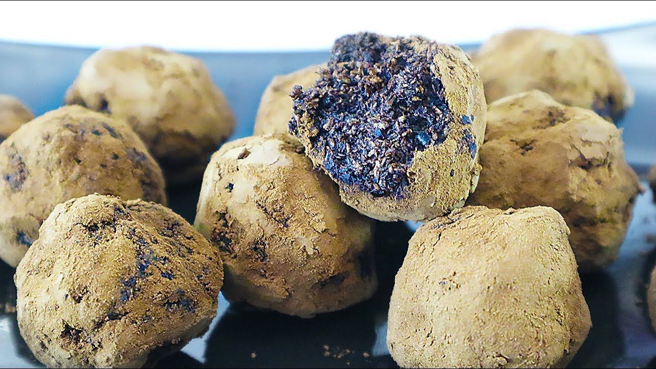 Полезные домашние конфеты из Кэроба, фиников и кокосовой стружки смотреть онлайн