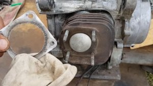 Замена ЦПГ Suzuki Lets 1