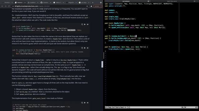 [Rust Programming] Learning to make a Roguelike - Day 33 смотреть онлайн