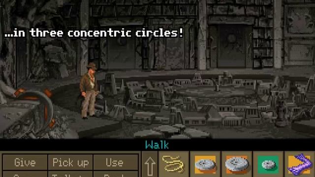 Indiana Jones and the Fate of Atlantis Walkthrough part 7a (Wits Path) смотреть онлайн