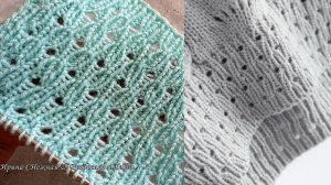 СТИЛЬНАЯ И РОСКОШНАЯ РЕЗИНОЧКА СПИЦАМИ НА ВЕСНУ ДЛЯ ПУЛОВЕРА