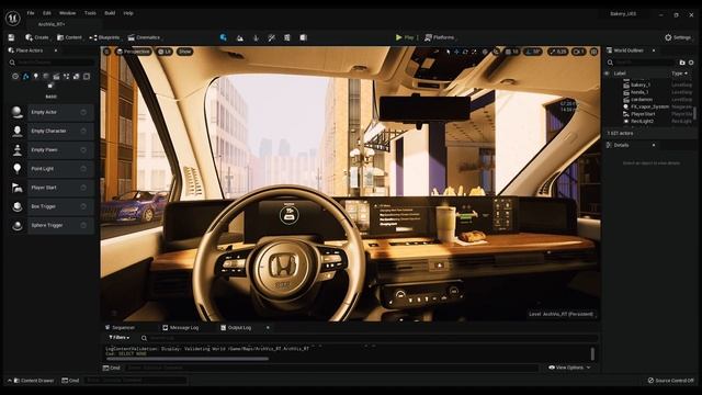 Real-time UE5 automotive interior. Honda S. смотреть онлайн