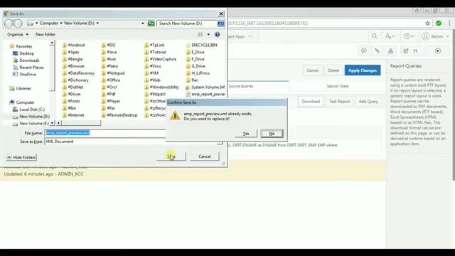 Oracle Apex 5.1 BI Publisher Customized Report According to print layout смотреть онлайн