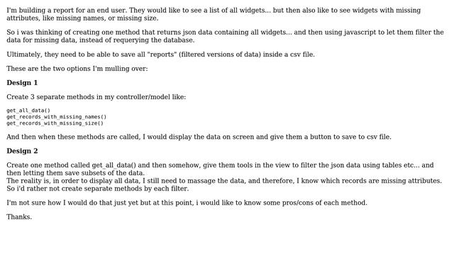 Software Engineering: Reporting Solution in PHP / CodeIgniter - Server side logic vs client side смотреть онлайн