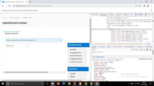 Dropdown Handling using selenium webdriver program #dropdown #selenium #Java #automationtesting смотреть онлайн