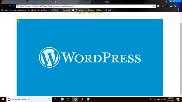 Bootstrap 4 bangla tutorial 10 (Image, Btn-group) смотреть онлайн