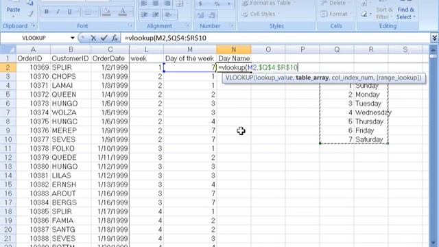 excel intro to vlookup function tutorial - Excel 2003,2010, 2013, 2016 смотреть онлайн