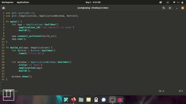 Building A Simple App With Rust And GTK смотреть онлайн