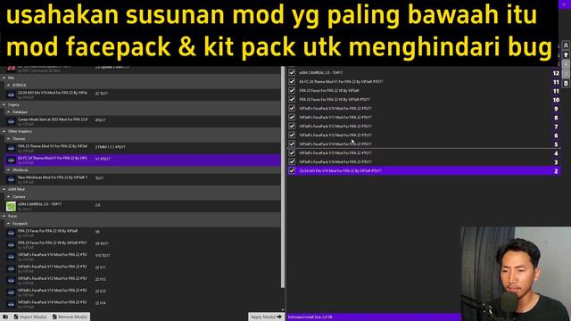 URUTAN PASANG MOD DI FIFA MOD MANAGER ANTI BUG! + MOD EEP FIFA 22 - FIFA 22 INDONESIA смотреть онлайн