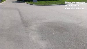 Удаление моторного масла с асфальта