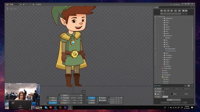 TUTORIAL SPINE 2D: INTRODUCCIÓN, EXPORTACIÓN A Spine 2D Y RIGGING, Por Verónica Melgoza