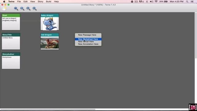 Twine: Importing Images & Background Images/Colors