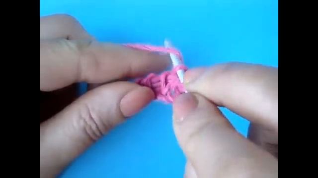 Tunisian Crochet Purl Stitch Тунисское вязание Изнаночная петля Урок 11