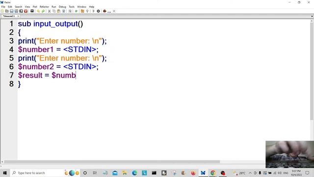 Perl Beginners Tutorial - Basic Subroutine 2022 смотреть онлайн