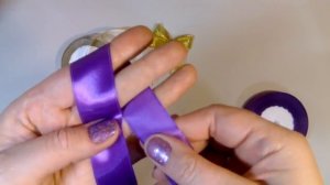 Как завязать  бант. ПРОСТО И КРАСИВО сделать двойной  бант.