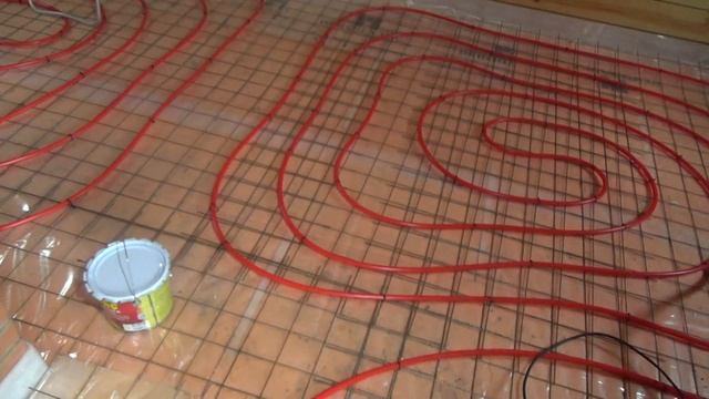 Теплые полы в бане своими руками смотреть онлайн