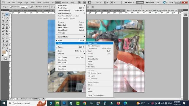 How to remove Grid on Photoshop | photoshop me Grid ko kaise hataye смотреть онлайн