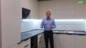 Кухня из акриловых фасадов