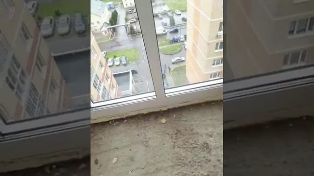 Остекление балкона. Французское остекление от пола до потолка. смотреть онлайн