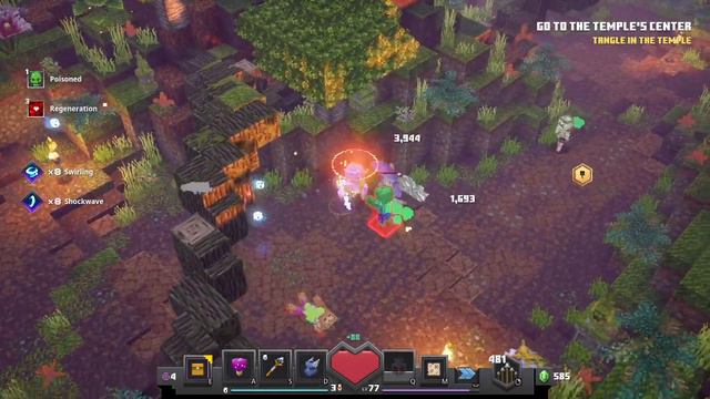 Minecraft Dungeons: Jungle Awakens DLC | 18. rész - Benőtt Templom смотреть онлайн