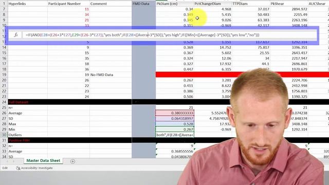Outlier Detection in Excel Using Average and Standard Deviation смотреть онлайн