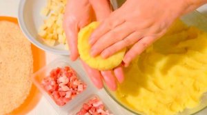 Пышные Картофельные Котлеты с Начинкой, в Духовке.