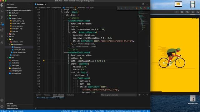 404 Error Animated Page - Flutter UI - Speed Code смотреть онлайн