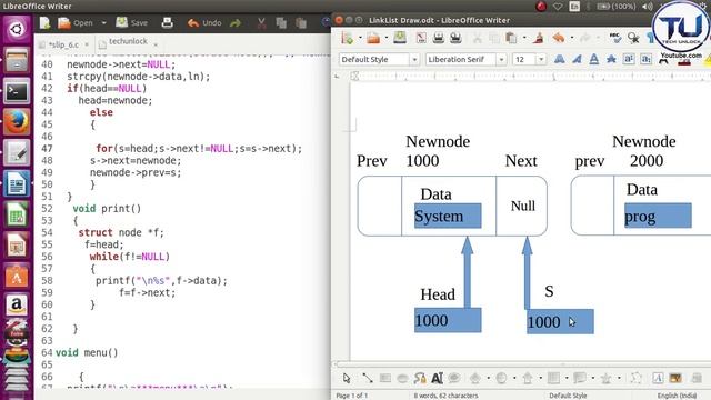 Command line program | Append, Print, Save, Exit | Doubly linked list | C program | SP Practical смотреть онлайн