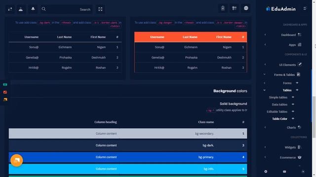 Education Dashboard Bootstrap Admin Template with RTL Dark Theme смотреть онлайн