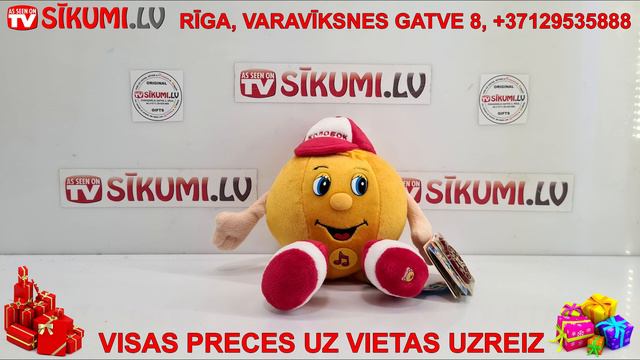 ROTAĻLIETA KUKULĪTIS AR KRIEVU BALSS ČIPU / МЯГКАЯ ИГРУШКА КОЛОБОК ИЗ МУЛЬТИКА С РУССКИМ ЧИПОМ смотреть онлайн