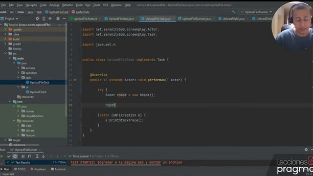 Lecciones Pragma | Cómo cargar archivos con patrón Screenplay y Serenity BDD смотреть онлайн