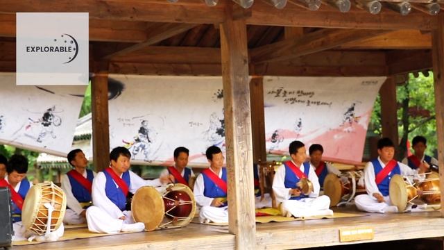 [KOREA Yongin-si] Korean Traditional Music And Tightrope Walking In Korean Folk Village 한국민속촌