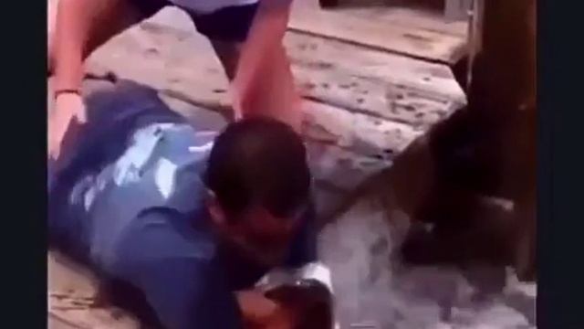 Поймал рыбу на руку😮😎 смотреть онлайн
