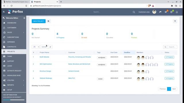 Customer Relationship Management (CRM) | Cloud-Based Software | Manage Customers, Projects | Perfex смотреть онлайн