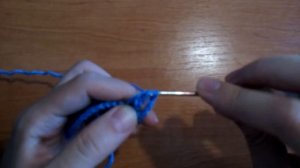 Урок 16: скрещенные столбики с накидом крючком способ 2