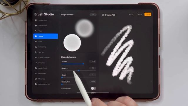 How to Create Glitter Brushes in Procreate (with FREE Download): Procreate Brush Tutorial смотреть онлайн