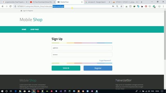 Online Mobile Shopping Project in PHP смотреть онлайн