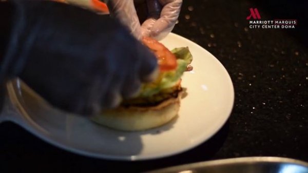 Black Angus Burger at New York Steakhouse