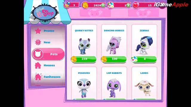 Littlest Pet Shop - New Funny Game for Kids PART 2 - iPhone iPad iOS/ Android (Gameplay / Review) смотреть онлайн