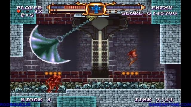 Castlevania: The Adventure ReBirth Walkthrough (Stage 3) смотреть онлайн
