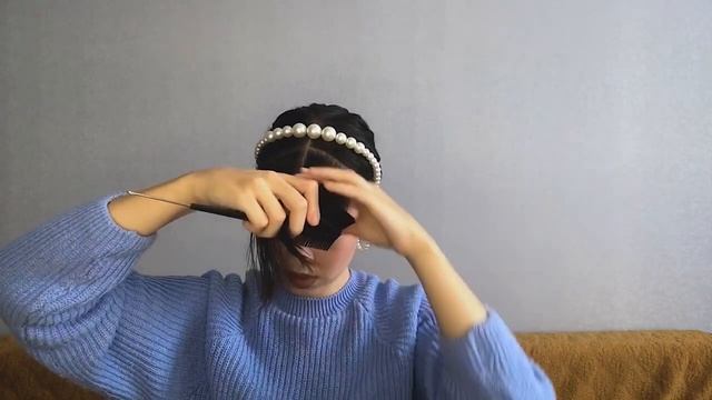 Как Подстричь Трендовую Челку Шторку Самостоятельно | Стригу Корейскую Челку | Модная Чёлка 2022