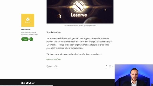 Leserve DAO Is launching Soon! Olympus DAO Fork On Terra! смотреть онлайн