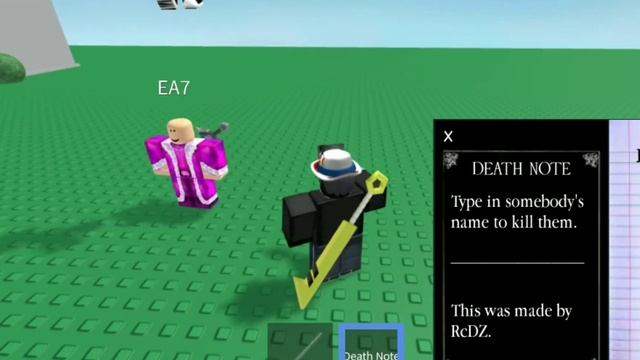 Roblox Death Note Script | Arceus X Script смотреть онлайн