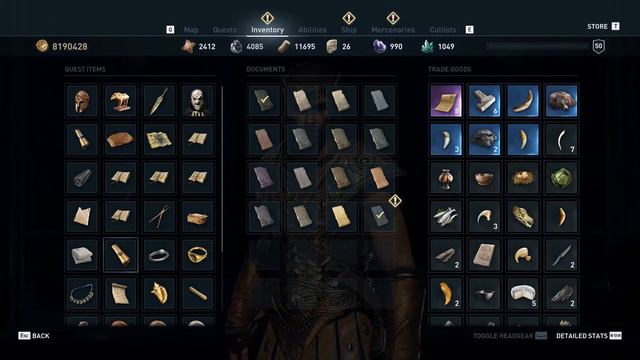 Assassin's Creed Odyssey Gameplay Inventory смотреть онлайн