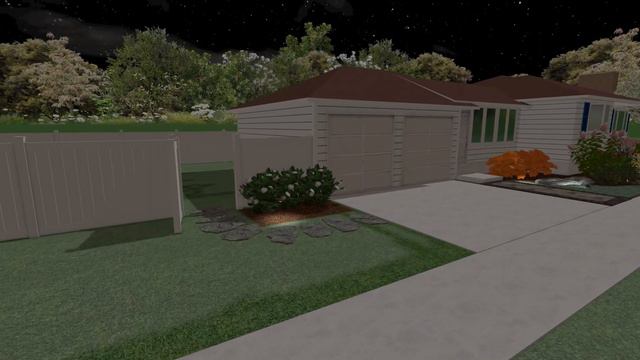 Delawder Landscape design, 3d animation by Ron Levinson Basic Landscapes Inc смотреть онлайн