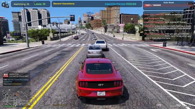 GTA 5 - LSPDFR LIVE - Unmarked Ford Mustang Patrol Take 2 смотреть онлайн