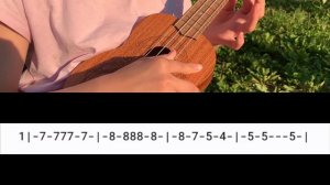 Как играть в траве сидел кузнечик на укулеле разбор